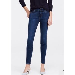 Ann Taylor Loft Mid Rise Modern Skinny Ankle Jeans 10 Petite